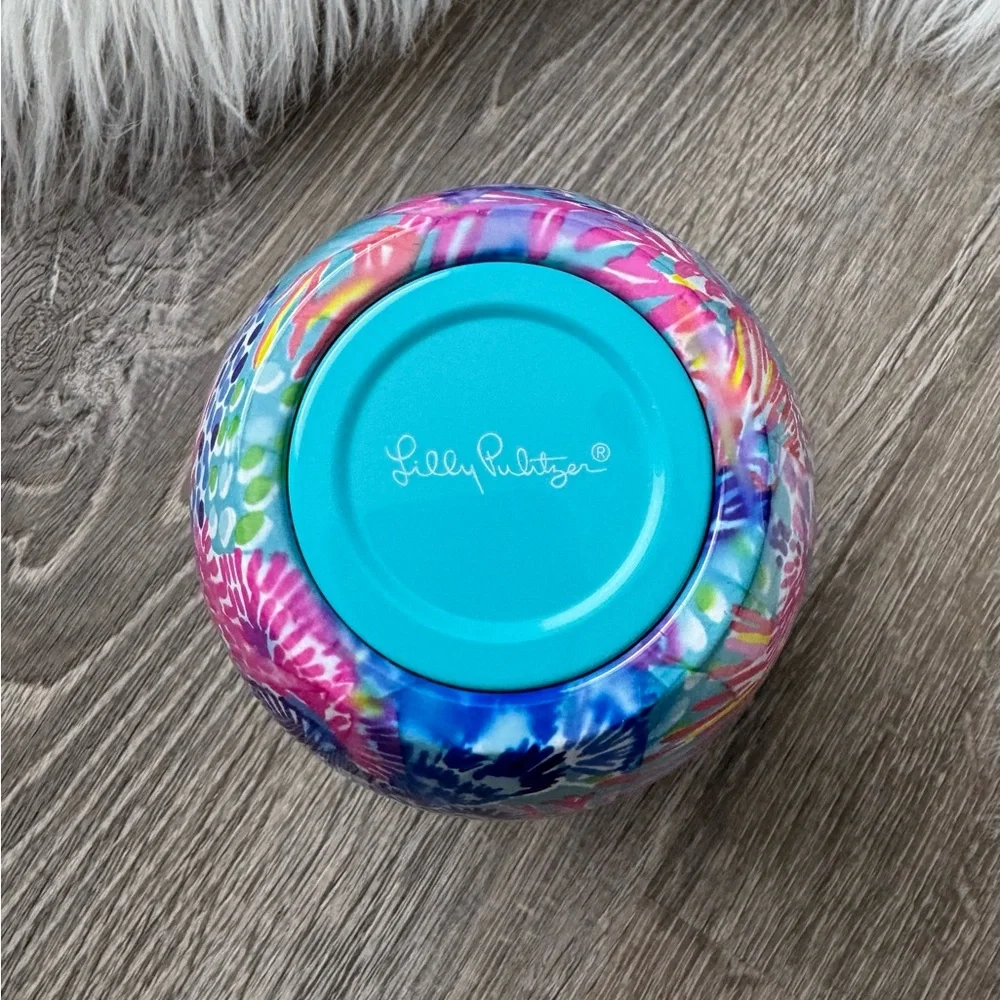 🌸 LILLY PULITZER  Insulated Stemless Tumbler “Splendor In The Sand”